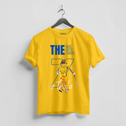 THALA DHONI Round Neck T-Shirt