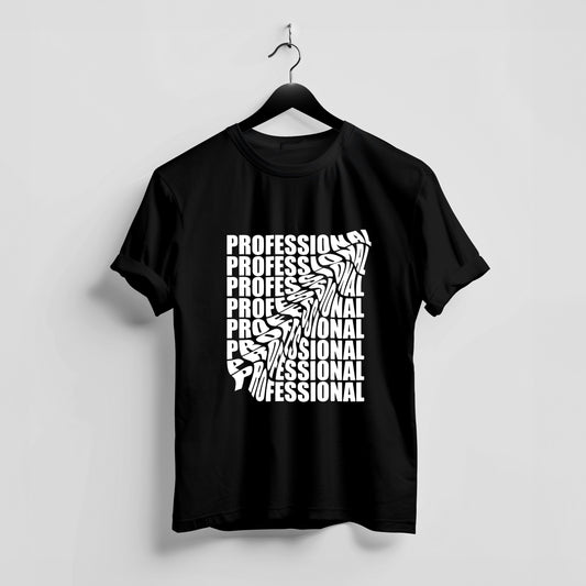 Professional  Printed Regular T-shirt