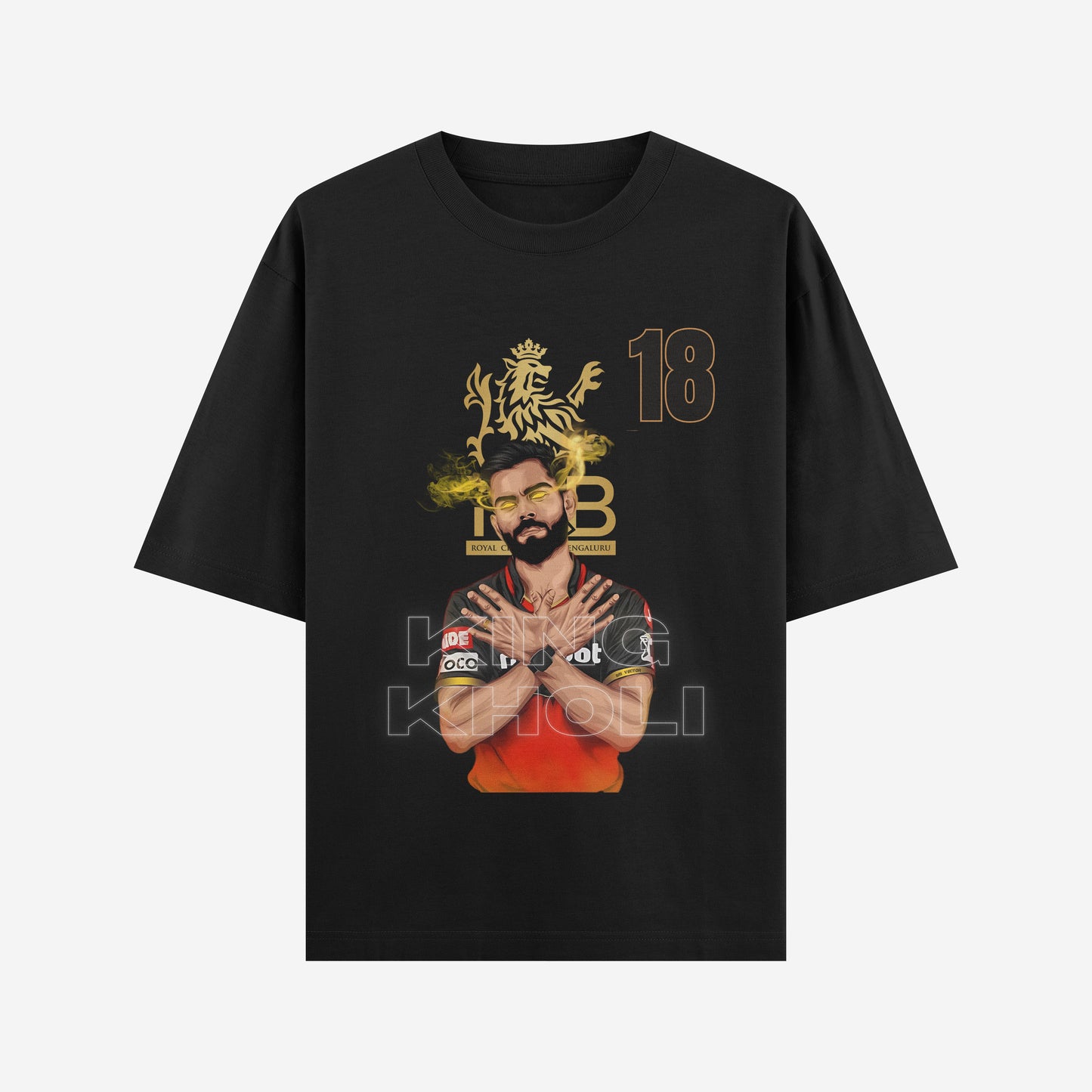 RCB King Mode  Oversized T-Shirt